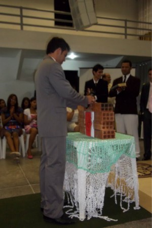 Wesclei representando o Pr. Paulo Lourenço